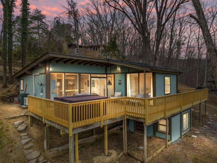 Lazy Lake 3Br Cabin W/ Mtn Views + Hot Tub +Wi-Fi Luray Exterior foto